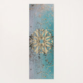 Gold Starburst Yoga Mat (Achterkant)