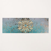 Gold Starburst Yoga Mat (Voorkant (horizontaal))