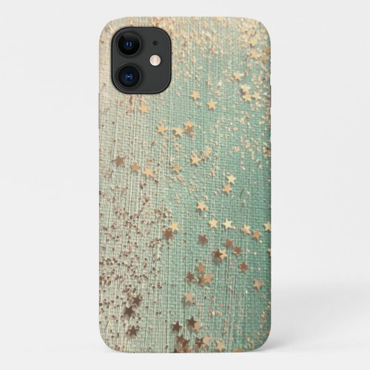 Gold Stardust op Zee Green Case-Mate iPhone Case (Achterkant)