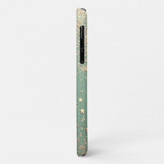 Gold Stardust op Zee Green Case-Mate iPhone Case (Achterkant/links)