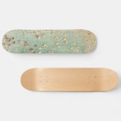 Gold Stardust op Zee Green Persoonlijk Skateboard (Horizontaal)