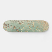 Gold Stardust op Zee Green Persoonlijk Skateboard (Horizontaal)
