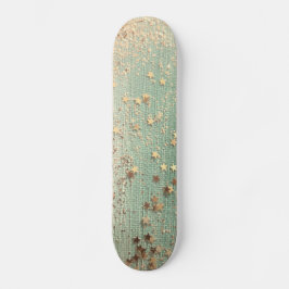 Gold Stardust op Zee Green Persoonlijk Skateboard