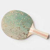 Gold Stardust op Zee Green Tafeltennisbatje (Zijkant)