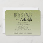 Gold Starlight-baby shower Kaart (Voorkant)