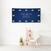 Gold Starlit Baby Boy Bliss Stork Special Delivery Spandoek (Insitu)