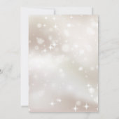 Gold Stars 1st Birthday en Baptism Christening Kaart (Achterkant)