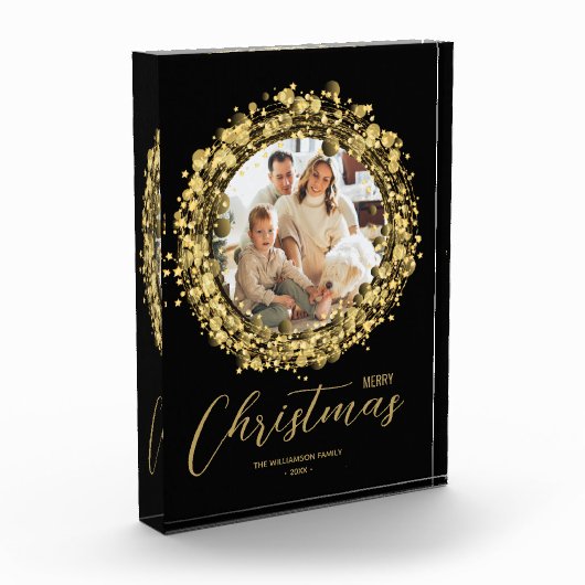 Gold Stars aangepaste reeks Fotoblokken (Links)