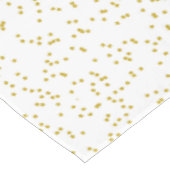 Gold Stars All-Over Print Minimalist Holiday Tafelkleed (Gekanteld)
