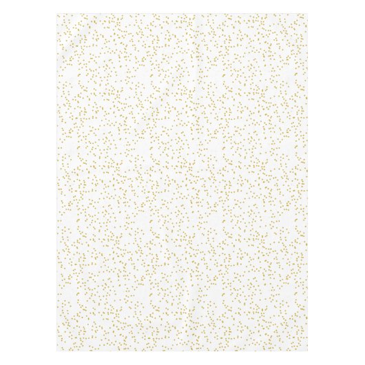Gold Stars All-Over Print Minimalist Holiday Tafelkleed (Voorkant)
