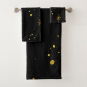 Gold Stars Bad Handdoek (Insitu)
