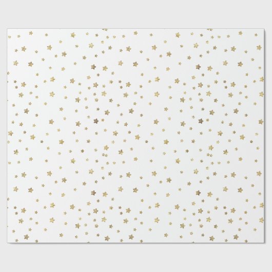 Gold Stars Cadeaupapier (Vlak)