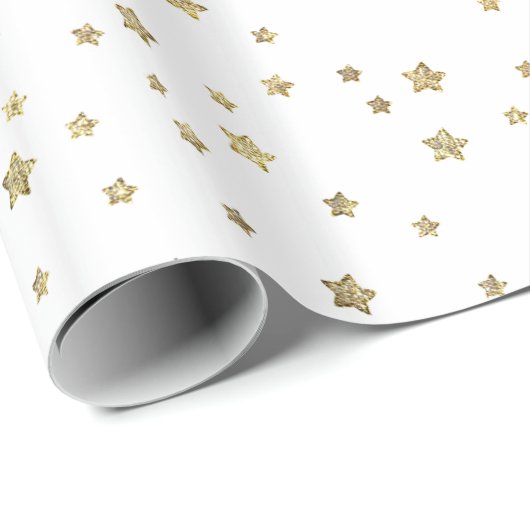 Gold Stars Cadeaupapier (Rol Hoek)