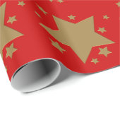 Gold Stars Cadeaupapier (Rol Hoek)