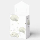 Gold Stars & Clouds Baby shower Bedankdoosjes (Geopend)