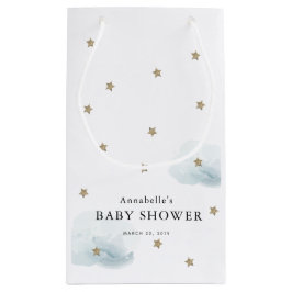 Gold Stars & Clouds Baby showers geschenktas Klein Cadeauzakje