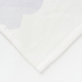 Gold Stars & Clouds Lavender Maandelijkse mijlpaal Fleece Deken (Hoek)