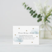 Gold Stars & Clouds Neem a.u.b. een Boek Kaart mee (Staand voorkant)