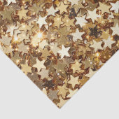 Gold Stars Confetti Tissuepapier (Detail)