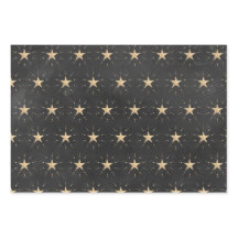 Gold Stars en Stardust op zwart