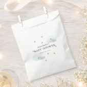Gold Stars & Fluffy Clouds Baby shower Favor Tasse Bedankzakje (Geknipt)