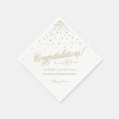 Gold Stars Gefeliciteerd 2016 Graduation Party Servetten (Hoek)