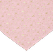 Gold stars, gold and pink tafelkleed (Gekanteld)