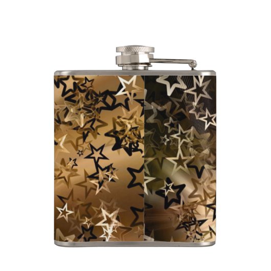 Gold Stars Heupfles (Achterkant)