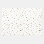 Gold Stars Inpakpapier Vel (Voorkant)