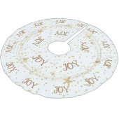 Gold Stars, JOY, Kerstmis... Kerstboom Rok (Gekanteld)