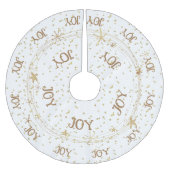 Gold Stars, JOY, Kerstmis... Kerstboom Rok (Voorkant)