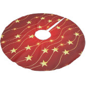 Gold Stars Kerstboom Rok (Gekanteld)