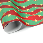 Gold Stars Kerstmis Thunder_Cove Cadeaupapier (Rol Hoek)