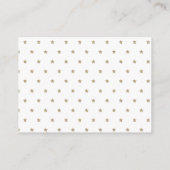 Gold Stars & lavendel Clouds Baby shower Advies Informatiekaartje (Achterkant)
