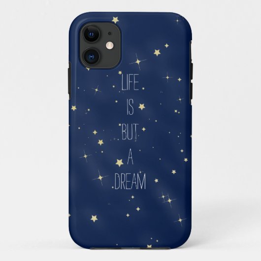 Gold Stars Life is a Dream Case-Mate iPhone Case (Achterkant)