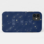 Gold Stars Life is a Dream Case-Mate iPhone Case (Achterkant (horizontaal))