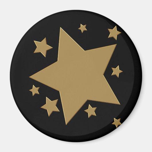 Gold Stars Magneet (Voorkant)