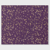 Gold Stars Minimalist Elegant Cadeaupapier (Vlak)