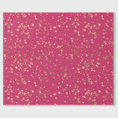 Gold Stars Minimalist Elegant Cadeaupapier (Vlak)