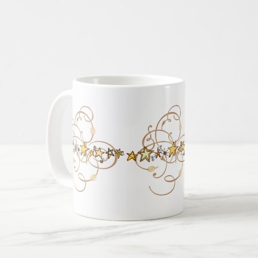 Gold Stars Mok (Voorkant links)