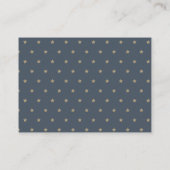 Gold Stars & Moon Baby shower Advice Cards Informatiekaartje (Achterkant)