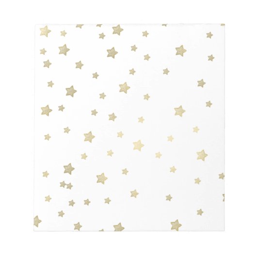 Gold Stars Notitieblok (Voorkant)