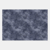 Gold Stars op papierblad met marineslot Night Sky Inpakpapier Vel (Voorkant 2)