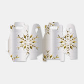 Gold Stars op zilver Bedankdoosjes (Uitgevouwen)