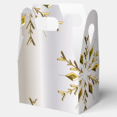 Gold Stars op zilver Bedankdoosjes (Geopend)