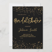 Gold Stars op zwarte bendeloestel Kaart (Voorkant)