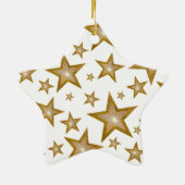 Gold Stars ornament star white (Achterkant)