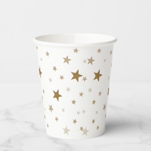 Gold Stars-papierbekertjes Papieren Bekers (Links)