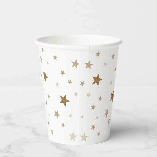 Gold Stars-papierbekertjes Papieren Bekers (Rechts)