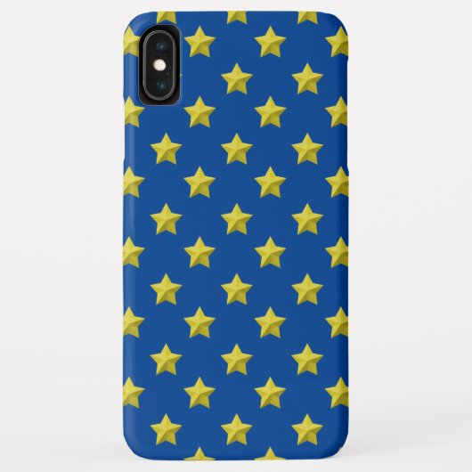 Gold Stars Pattern Case-Mate iPhone Case (Achterkant)